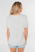 One Day At A Time Striped Color Block Top- Pink, Purple, Blue