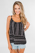 Amazed by Beauty Shift Tank Top- Black