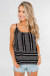 Amazed by Beauty Shift Tank Top- Black