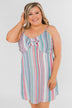 So Sweet Striped Dress- Multi Colored
