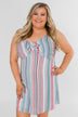 So Sweet Striped Dress- Multi Colored