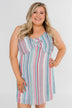 So Sweet Striped Dress- Multi Colored