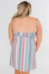 So Sweet Striped Dress- Multi Colored