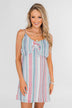 So Sweet Striped Dress- Multi Colored
