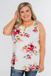 The Life I'm Living Floral Tank Top- Yellow