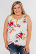 The Life I'm Living Floral Tank Top- Yellow