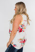The Life I'm Living Floral Tank Top- Yellow