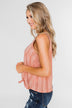 Blushing in Peach Tank Top- Peach