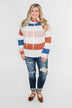 You'll Come Knocking Overlap Hoodie- Spice