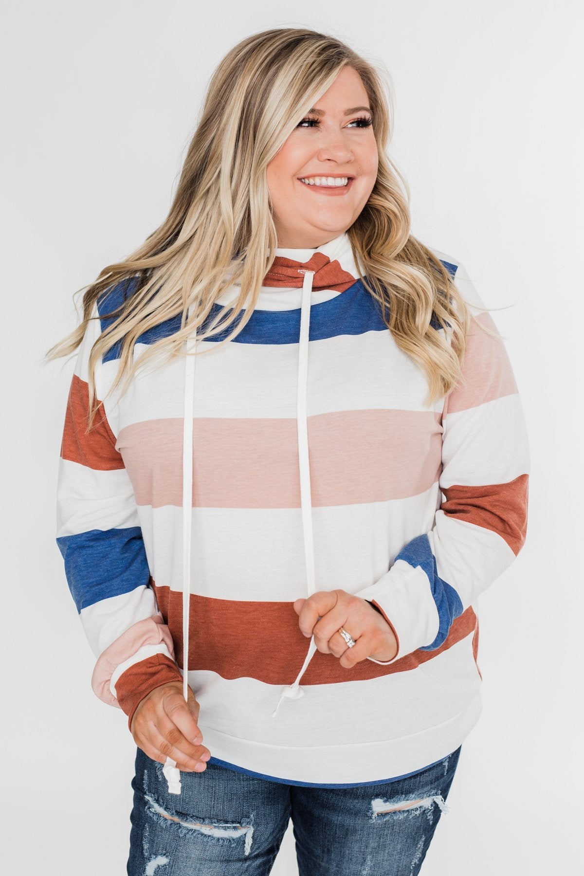 You'll Come Knocking Overlap Hoodie- Spice