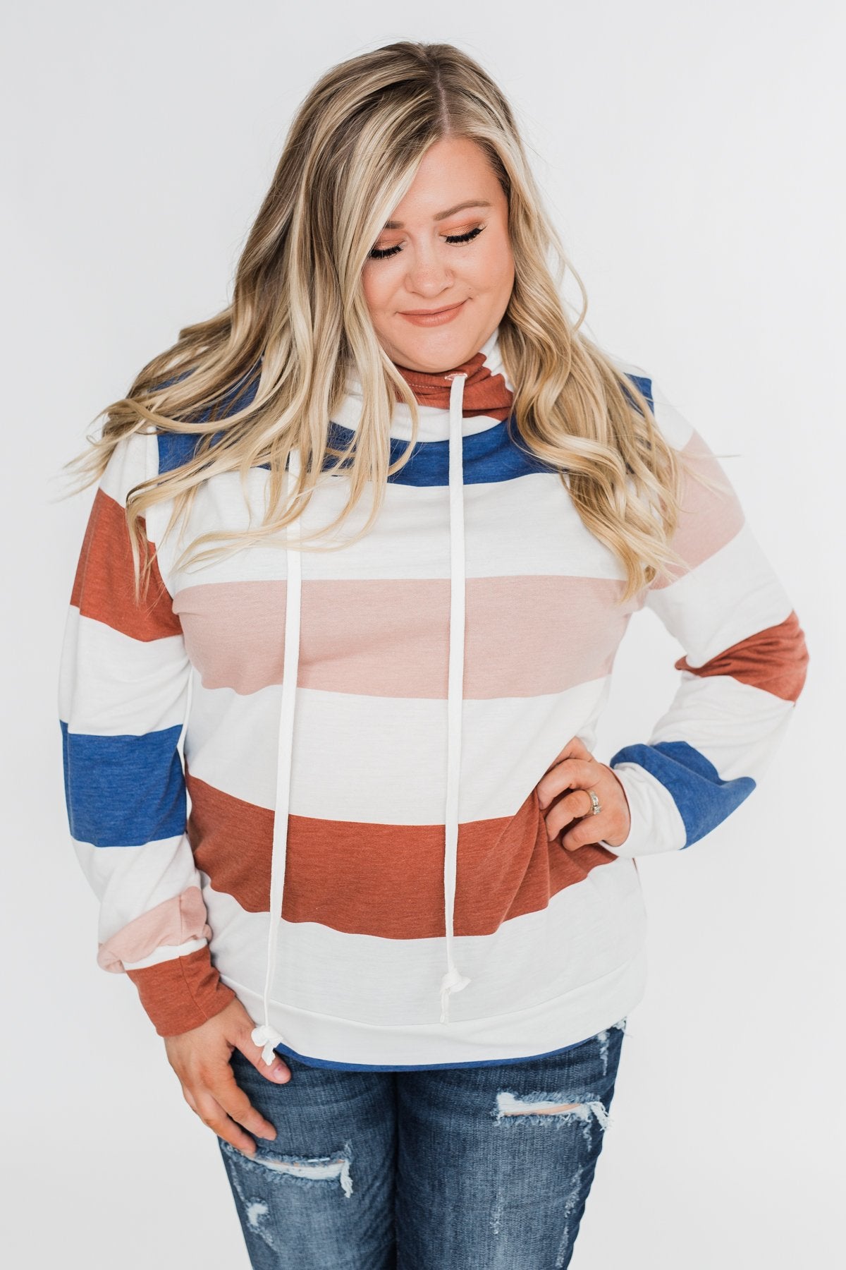 You'll Come Knocking Overlap Hoodie- Spice