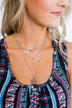 She's Got it All 3 Tier Necklace- Silver