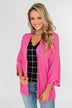 The Perfect Knit Cardigan- Pink