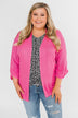 The Perfect Knit Cardigan- Pink