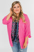 The Perfect Knit Cardigan- Pink