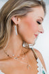 Dangle Gold and Granite Earrings