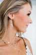 Dangle Gold and Granite Earrings