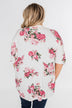 You Make Me Speechless Floral Kimono- Ivory