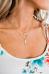 "Faith" Charm Necklace- Gold