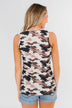 Hidden From You Glam Pocket Top- Camo