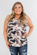 Hidden From You Glam Pocket Top- Camo