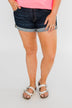 Sneak Peak Cuffed Shorts- Hailey Wash