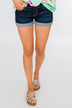 Sneak Peak Cuffed Shorts- Hailey Wash