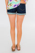 Sneak Peak Cuffed Shorts- Hailey Wash