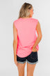 "Vacay" Graphic Tank Top- Neon Pink