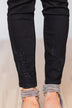 Kan Can Black Distressed Skinny Jeans