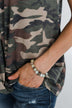 Single Beaded Pineapple Bracelet- Mint & Neutral Tones