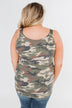 Crazy for Camo Front Twist Tank Top