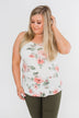 Ready When You Are Lace Back Tank Top- Ivory