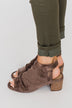 Very G Royce Block Heels- Taupe