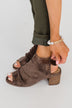 Very G Royce Block Heels- Taupe