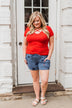 Drawstring Star Lounge Shorts- Light Navy