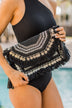 Ready For The Weekend Beaded Clutch- Black