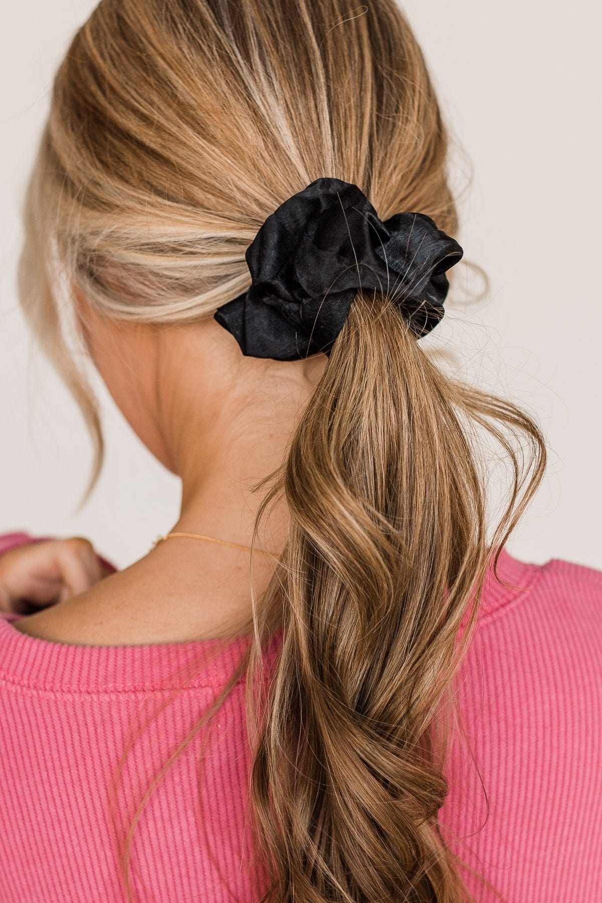 Holiday Cheer Scrunchie- Black