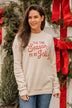 "Tis The Season To Be Jolly" Crew Neck- Beige