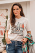 "Merry Christmas" Graphic Tee- White