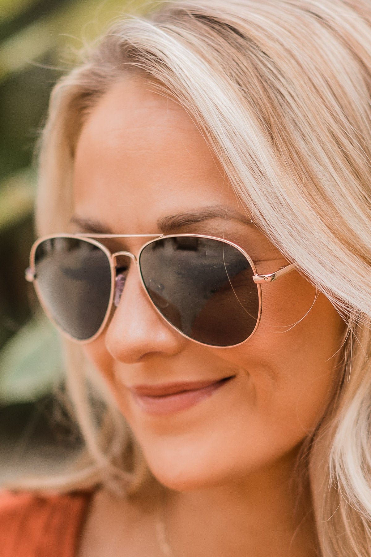 Sun In My Eyes Aviator Sunglasses