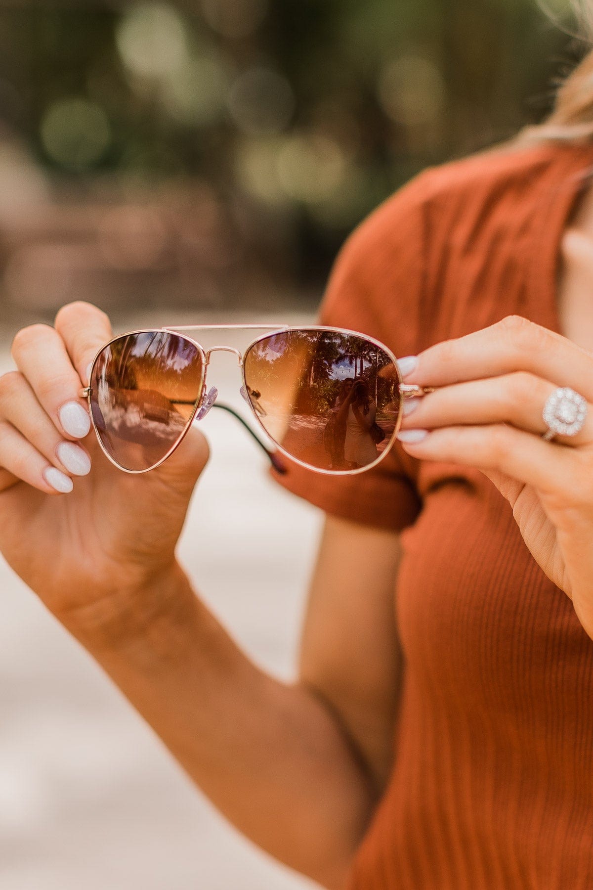 Sun In My Eyes Aviator Sunglasses