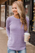 Runway Beauty Knit Sweater- Lavender