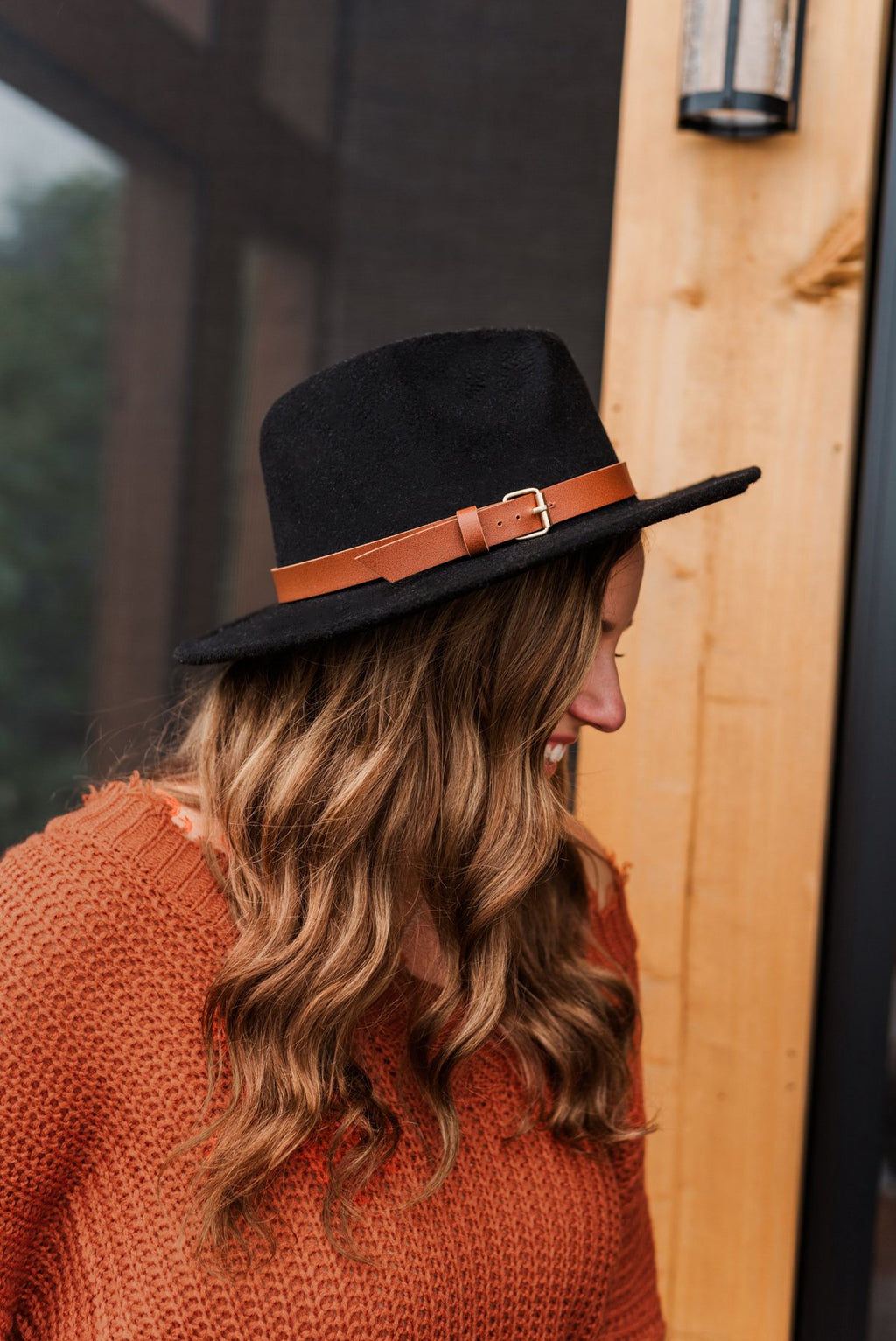 Fashion Forward Felt Panama Hat- Black display picture 1