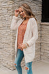Stealing Glances Popcorn Knit Cardigan- Ivory