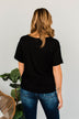 Always Essential V-Neck Top- Black
