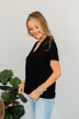 Always Essential V-Neck Top- Black