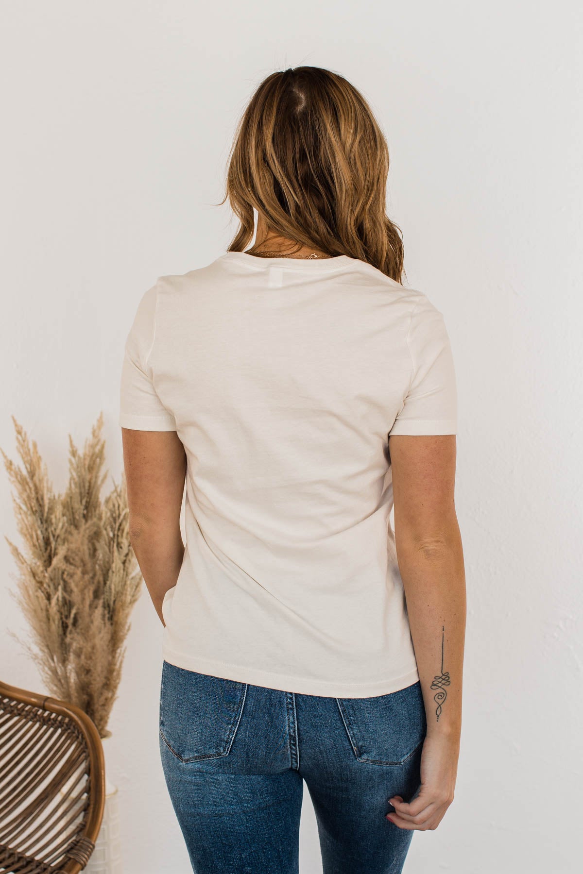 "Sunkissed" Graphic Tee- Off White