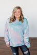 Tie Dye Pullover Top- Pink, Blue, & Purple