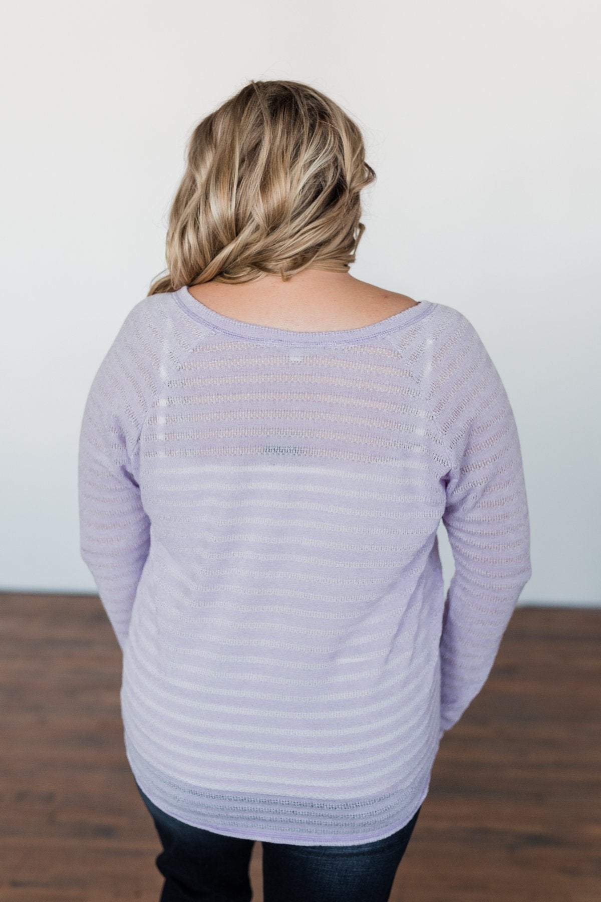 Find Me By The Flowers Knit Sweater- Lilac